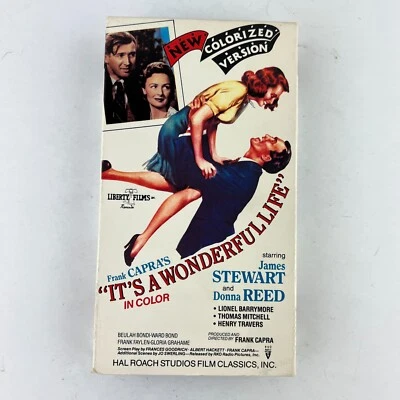 It's a Wonderful Life Colorized Version VHS James Stewart, Donna Reed - Image 1 of 2