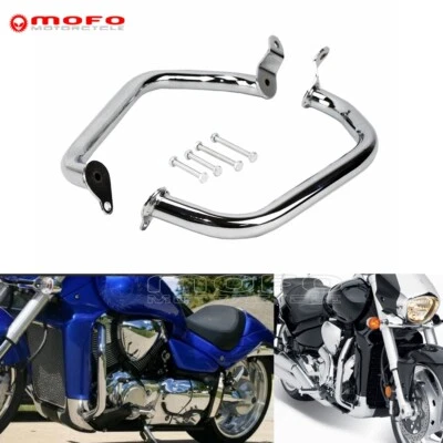 Kits de barras de choque de protección lateral cromadas para motor Suzuki Boulevard M109R 2006-2017 Foto 1 de 4