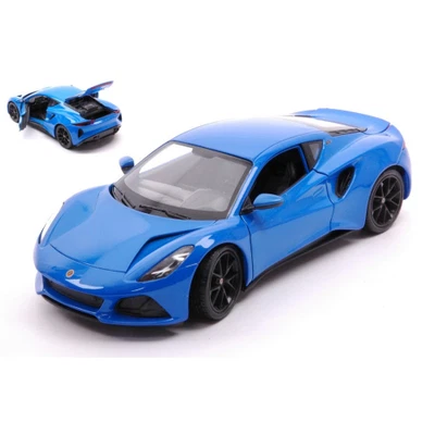 LOTUS EMIRA 2021 BLUE 1:24 Welly Auto Stradali Nouveau modèle - Photo 1/3