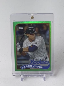 2023 Topps 1989 Topps Doubleheaders Green Foil #89DH-11 Jeter Judge /99 - Picture 1 of 12