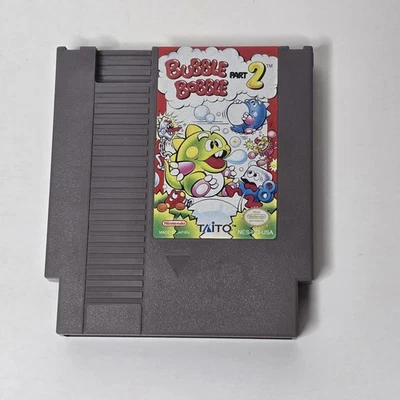 Bubble Bobble Part 2 (Nintendo NES) Cart Only - Authentic Tested - Image 1 of 4