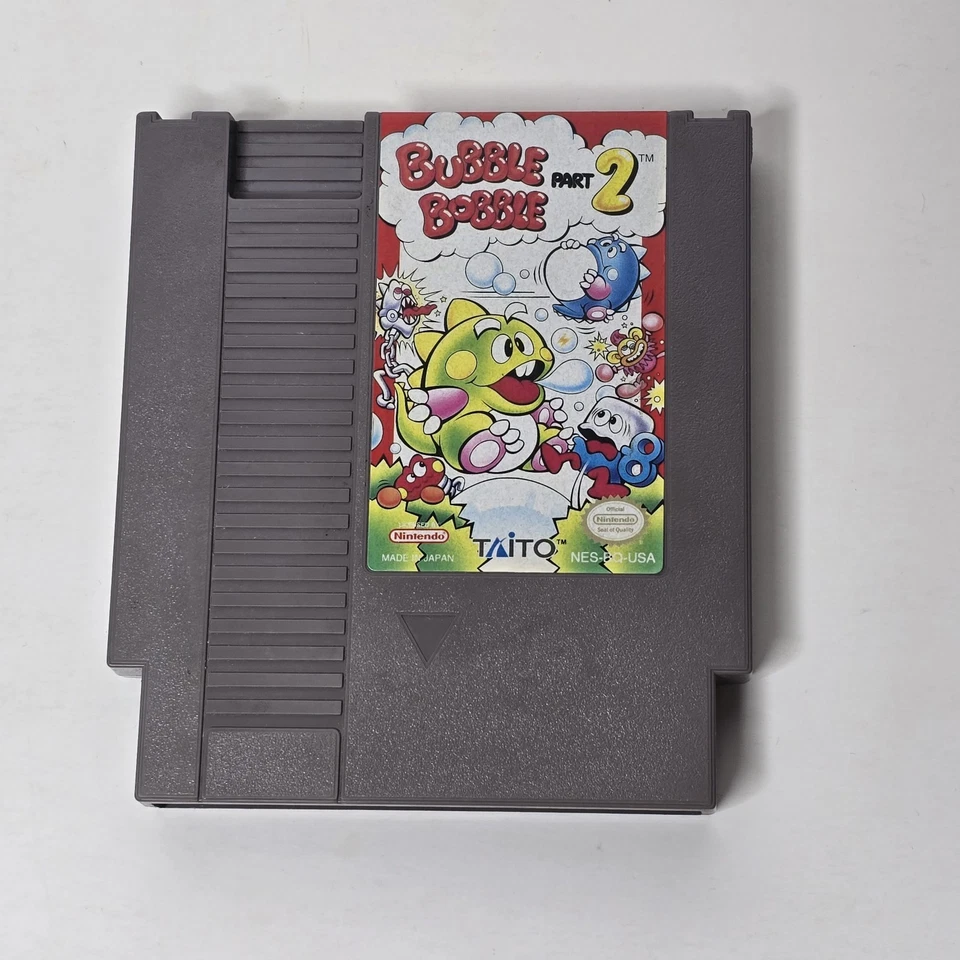 Bubble Bobble Part 2 (Nintendo NES) Cart Only - Authentic Tested - Image 1 of 4