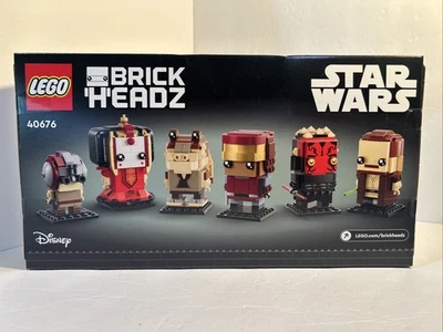 Lego Star Wars Brickheadz 40676 La amenaza fantasma. Retirado. Nuevo y precintado Foto 1 de 4