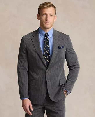 Polo Ralph Lauren Mens Polo Modern Performance Twill Sport Coat MD Grey/Grey-38R - Image 1 of 4