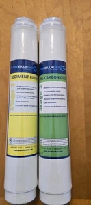Nuovi filtri di ricambio sistema osmosi inversa Pure Blue H2O 2 pezzi fasi 1 e 2 - Foto 1 di 1