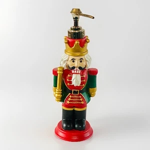 Soldatino giocattolo schiaccianoci vintage resina plastica lozione pompa sapone dispenser dipinto a mano - Foto 1 di 10