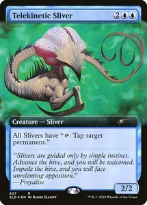 [MTG] Astilla telequinética (lámina) (arte extendido) (627) (SLD) casi nueva - Imagen 1 de 1