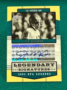 Joe Montana 2004 Upper Deck Legends Legendary Signatures Auto SSP 49ers - Picture 1 of 2