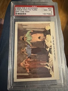 1959 FLEER THE 3 STOOGES #37 PSA 8 NM-MT - Picture 1 of 2