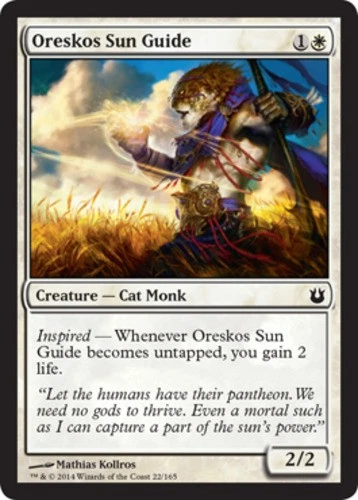 Oreskos Sun Guide - Born of the Gods #22/165 MTG Magic The Gathering - Image 1 of 1
