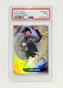 2025 Topps Paul Skenes #SMLB-27 Stars of MLB PSA 9 Mint Pittsburgh Pirates - Picture 1 of 1