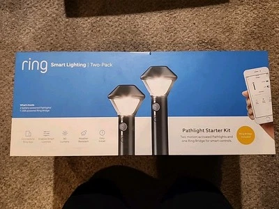 RING Smart Lighting Pathway Start Kit Bridge Included 5LP3X9-BEN0 - Image 1 of 4