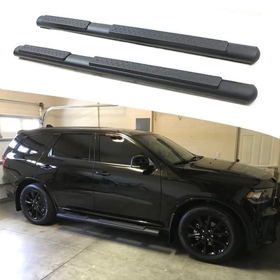 Barras Nerf 2 piezas peldaños laterales estriberas aptas para Dodge Durango 2011-2026 fijas Foto 1 de 4