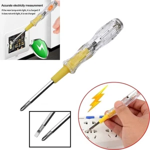 Tester Pen 137mm Slotted Screwdriver 100-500V Multifunctional Test Pencil - Picture 1 of 12