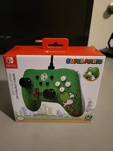 New Power A Nintendo Switch Wired Yoshi Controller Fast Shipping - Picture 1 of 6