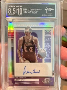 2021-22 Panini Legendary Contenders Jerry West #LCA-JWS /99 Autograph PSA 8,5 - Bild 1 von 4