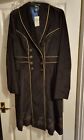 Doctor Who Embroidered TARDIS Ladies Corduroy Coat Hot Topic Exclusive Size L