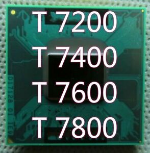Intel Core 2 Duo T7200 T7400 T7600 T7800 667 MHz CPU Prozessoren LOT