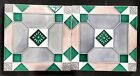 6" X 6" Ceramic Glazed Tile Porcelain Brick Collection Display Décor Nomark Q-2