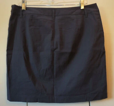 Minifalda recta de algodón azul marino Martin + Osa talla 8 Foto 1 de 4