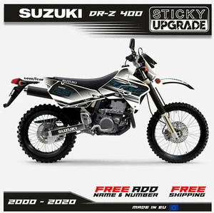Suzuki DRZ 400 S E 2000 - 2020 Graphics Stickers Decals Kit 21 Mil Free delivery - Bild 1 von 7