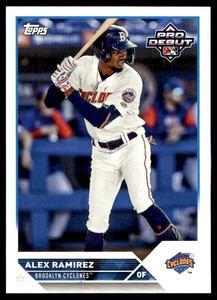 2023 Topps Pro Debut Alex Ramirez Brooklyn Cyclones #PD-182