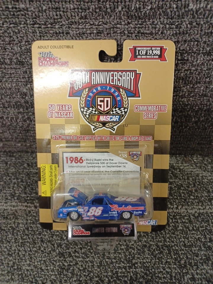 Coche diecast 1986 escala 1:64 de Racing Champions  Foto 1 de 1