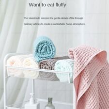 Soft Solid Color Towels 70*140cm Home Cleaning Towel Cotton Waffle Bath Towel