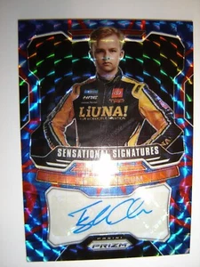 2022 Panini Prizm Nascar Tyler Ankrum Blue Reactive Auto Card 11/99 - Picture 1 of 3