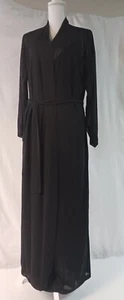 Calvin Klein sz. M/L Intimate Lounge Wear Set, Sheer Black Long Gown and Robe - Picture 1 of 24