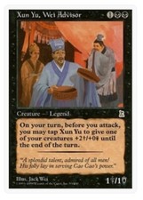 MtG Magic P3K Portal Three Kingdoms English NM M Xun Yu Wei Advisor Legend