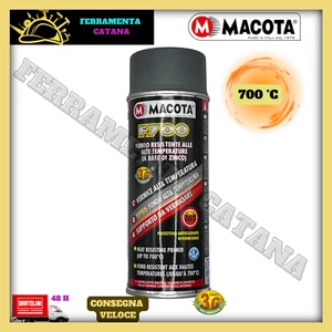 Fondo resistente alla alte temperature F700 a base di zinco 700° C 400 ml Macota - Foto 1 di 2