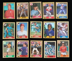 Topps 1987 MLB Baseball Trading Cards - 37 in total - Picture 1 of 3