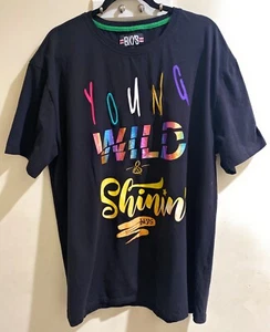 BKYS Young Wild & Shinin’ T-Shirt Size: 4XL / Color: Black / Short-sleeve - Picture 1 of 4
