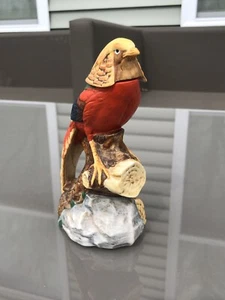 SKI COUNTRY Ltd Edition 50 ml Keramik Dekanter GOLDENER FASAN 1984 - leer - Bild 1 von 9