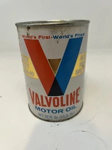 Vintage Valvoline Motor Oil  Can - Full Unopened Can 10w-20W-40 - Picture 1 of 4