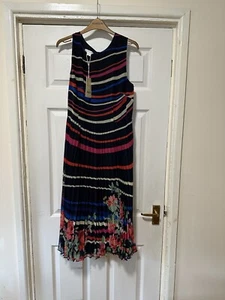 New Women’s Monsoon Amelie Navy Dress - UK Size 14 (RRP £119) - Picture 1 of 10