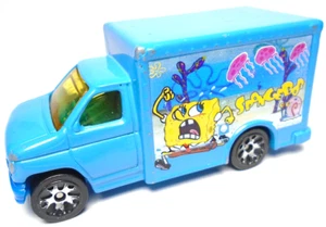 1998 MATCHBOX SPONGEBOB SQUAREPANTS BLUE 1:80 DIECAST 2 3/4" FORD BOX TRUCK - Picture 1 of 6