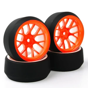 4 Stück passend für HSP HPI On-Road Car DHO+PP0370 12mm Hex 1:10 Drift Reifen Felge - Bild 1 von 6