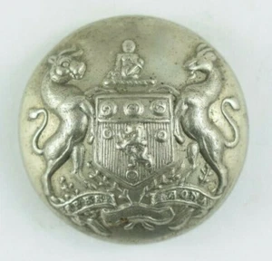 C.19th British Cape Colonia Crest Regiment Uniforme Original Botón K8BM - Imagen 1 de 2