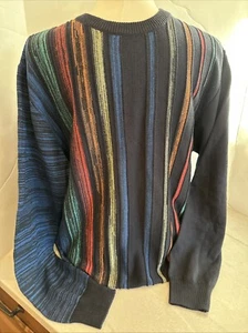 Men’s Vintage Mobtechiaro Italy Fine Knit Sweater Sz XL - Picture 1 of 8
