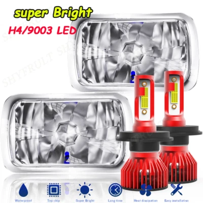 For Chevrolet Express 4500 2009-2016 7x6" inch LED Headlights Hi/Lo Sealed Beam - Image 1 of 4