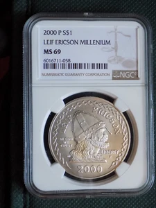 2000 P Leif Ericson MS 69 Coin - Picture 1 of 2