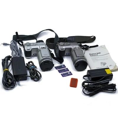 Two Sony Cyber-shot Digital Cameras DSC-F707 and F717 Bundle Tested - Works! - Image 1 of 4