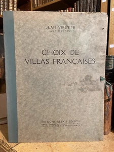 Jean Virette. Choix de villas françaises. 48 planches phototypie. EO 1927 - Picture 1 of 21