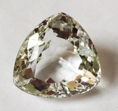 AAA+ 78.05 Ct. Trillion Cut White Topaz Faceted Loose Gemstone Gift for Birthday - Image 1 of 4