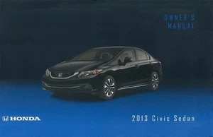 2013 Honda Civic Sedan Owners Manual User Guide Reference Operator Book Fuses - Picture 1 of 1