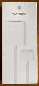 Apple Genuine Dock Connector 30pin To VGA Adapter MC552ZM B - Picture 1 of 9
