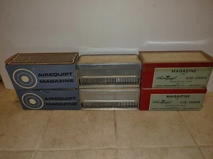 AIREQUIPT MAGAZINE AUTOMATIC 35MM SLIDE CHANGER 6pcs with old watkins glen pic - Picture 1 of 4