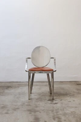 Philippe Starck Kong Chair 1/2 Emeco Design Polished Aluminium Leather 2003 - Bild 1 von 4